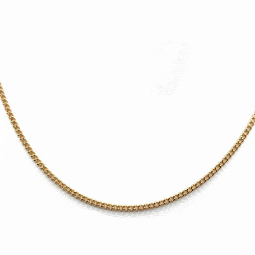 Collier Longue chaîne à maille gourmette en or jaune 18k 58 Facettes 229