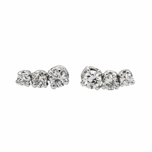 Boucles d'oreilles Boucles d'oreilles Or blanc Diamant 58 Facettes 2997891CN