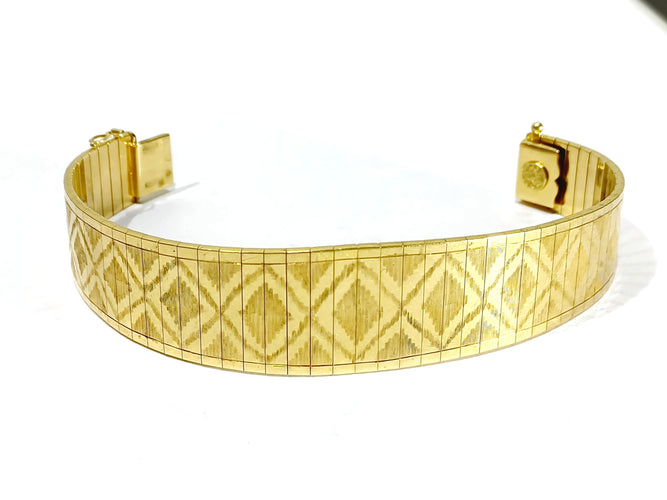 Bracelet Bracelet Articulé En Or 1970 58 Facettes