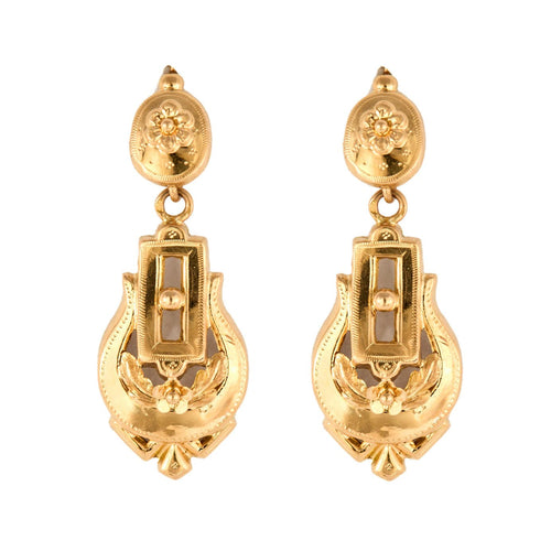 Pendentif Pendants d'oreille, époque Napoléon III 58 Facettes