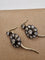 Boucles d'oreilles Boucles d'oreilles antiques en or, argent et diamants taille ancienne 58 Facettes