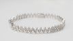 Bracelet 14.5cm Bracelet rivière en or blanc et diamants 58 Facettes 32158