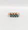 Bague 56.5 Bague antique or rose 18k perles et turquoises (circa 1900) 58 Facettes A05999