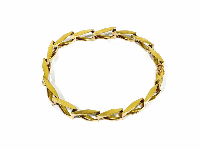 Gourmette Homme En Or Rose 58 Facettes