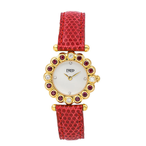 Montre Fred Montre Concerto Or jaune Rubis, Diamant 58 Facettes 4521532RV