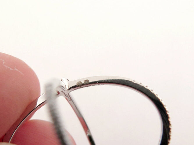 Bague 50 bague GUCCI gg running 7mm en or blanc 18k 108 diamants t50 58 Facettes 271884