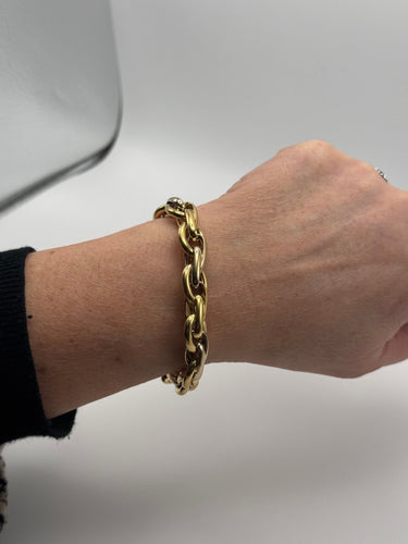 Bracelet Bracelet vintage en or 18 carats 58 Facettes