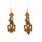 Boucles d'oreilles Boucles d'oreilles - Or, Demi-Perles & Grenats Rhodolites 58 Facettes 250399R