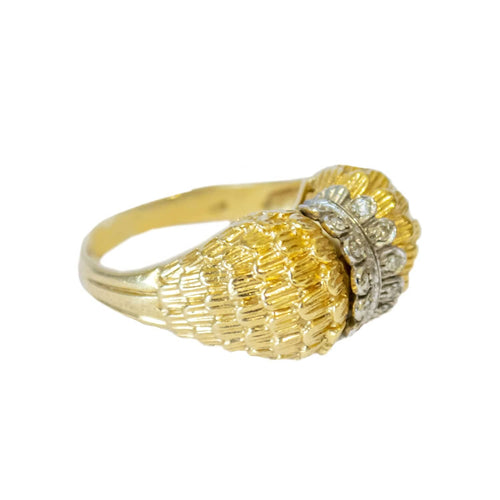 Bague 53 bague en or avec diamants 58 Facettes A2225(596)