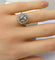 Bague 49 Bague platine Art Déco diamant coussin 1,51 carat 58 Facettes AB605