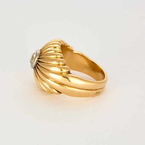 Bague 54.5 BAGUE BOULE DIAMANT 58 Facettes 31300614