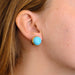 Boucles d'oreilles Boucles d Oreille Vintage Turquoises 58 Facettes