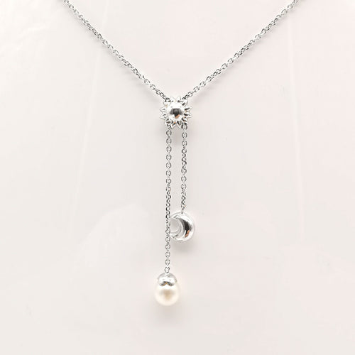 Collier Collier en or blanc 58 Facettes