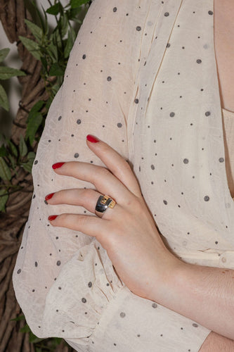 Bague 54 Bague  Or jaune, Or blanc 58 Facettes 4166993RV