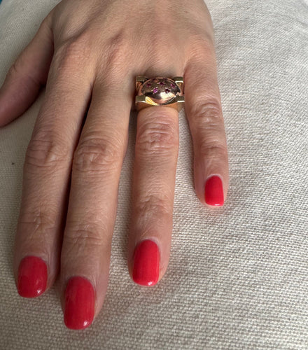 Bague 54 Bague en or rose Constellation 58 Facettes