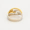 Bague 55 Bague bicolore diamants 58 Facettes
