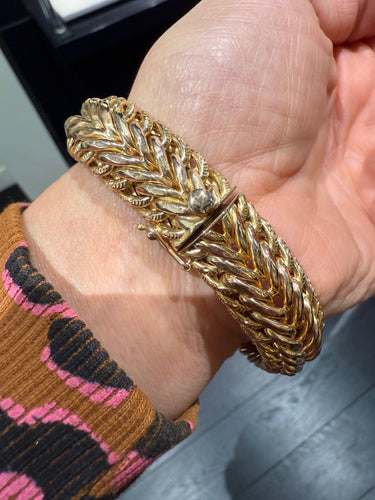 Bracelet bracelet or jaune - Maille américaine 58 Facettes 1.0001704/1