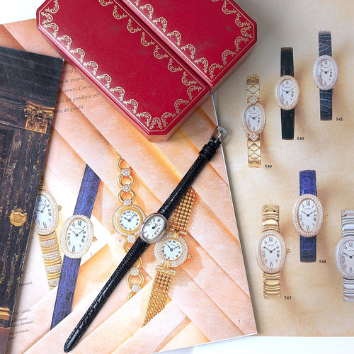 Montre CARTIER - Mini Baignoire watch White Gold 58 Facettes