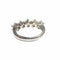 Bague 54 Bague bandeau moderne en or avec diamants 58 Facettes Q65B