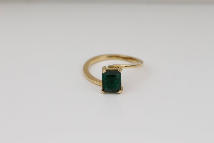 Bague 53 Bague Twist Emeraude 58 Facettes