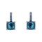 Boucles d'oreilles Pomellato  Boucles d'oreilles  Dormeuses Baby Or blanc Topaze, Saphir 58 Facettes 4343109RV