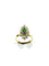Bague 57 Bague marquise en or jaune, émeraudes et diamants 58 Facettes