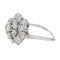 Bague 56 Bague Marguerite Or blanc Diamant 58 Facettes 3393425CN