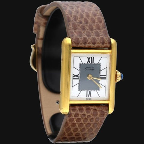 Montre Cartier Montre Tank Vermeil 58 Facettes MT42664