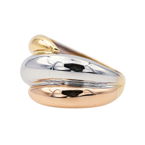 Bague 55 Bague Or jaune, Or blanc, Or rose 58 Facettes 4098637RV