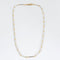 Collier Chaine or jaune et or blanc en or 58 Facettes