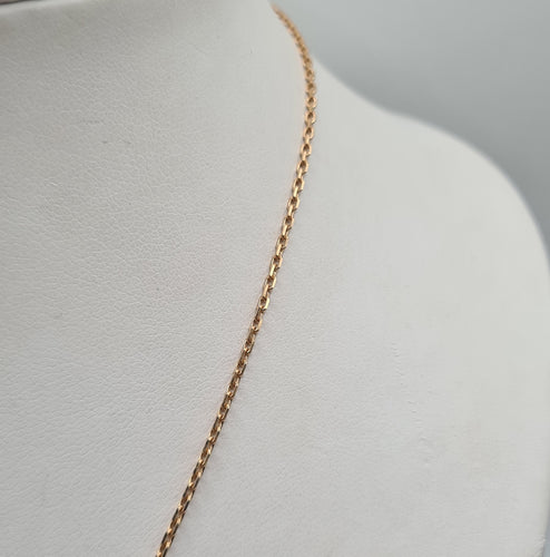 Collier Collier or rose serti de saphirs et d'un diamant 58 Facettes