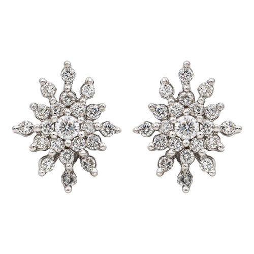 Boucles d'oreilles Boucles d'oreilles Clips Or blanc Diamant 58 Facettes 3326635RV