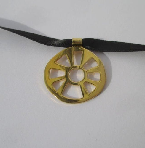 Pendentif ZOLOTAS - Pendentif Roue 2008 Porte-Bonheur 58 Facettes