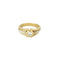 Bague 51 Bague en Or jaune , nacre et diamants 58 Facettes CLA0610