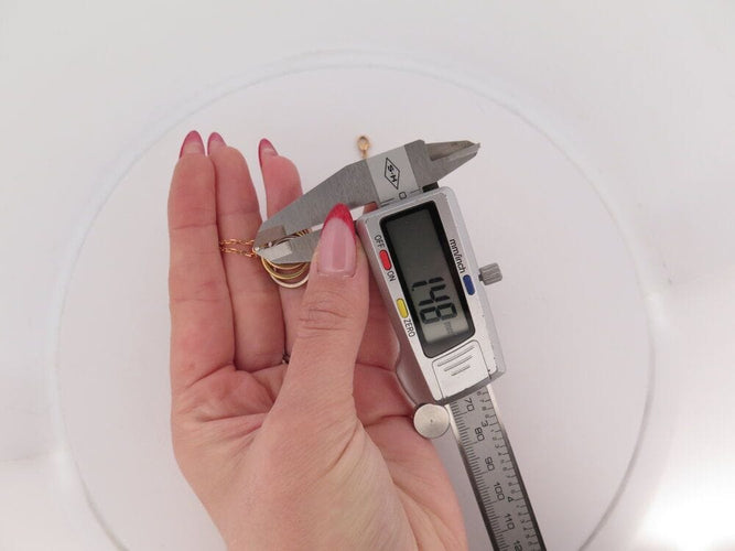 Collier collier CARTIER pendentif trinity mm 3 ors diamants or 18k 58 Facettes 265251