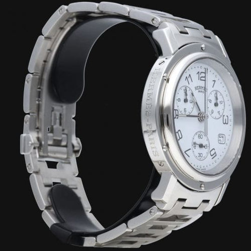 Montre Hermes Montre Clipper Chronograph 58 Facettes MT44640