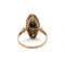 Bague 57 Bague ancienne marquise or diamants et saphir 58 Facettes 1304