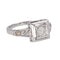 Bague 55 Bague Or blanc Diamant 58 Facettes 4084164CN