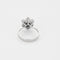 Bague 53,5 Bague fleur en or blanc et diamants 58 Facettes B250513