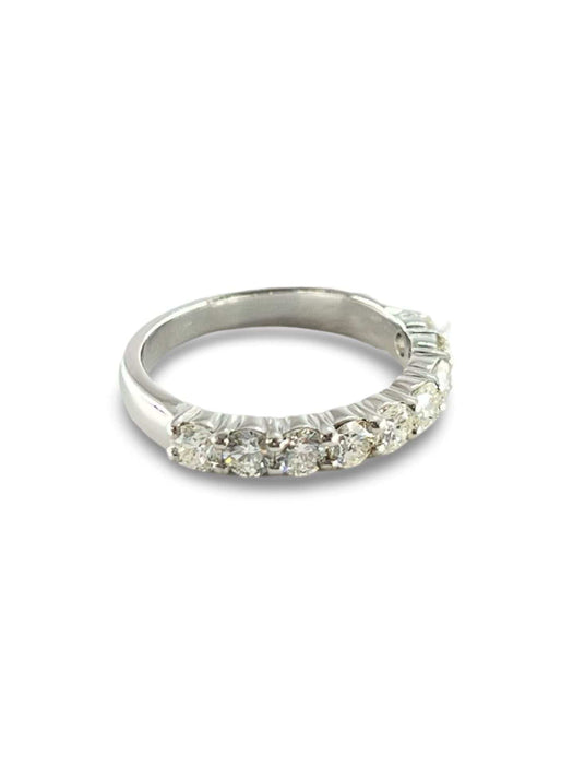 Bague 51 Demi Alliance or et diamants 0,72 ct 58 Facettes 00024701