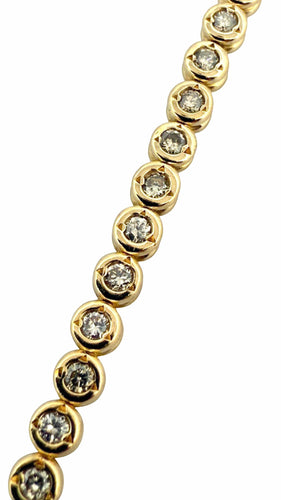 Bracelet Bracelet Tennis or jaune et diamants 58 Facettes