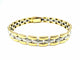 Bracelet CARTIER. Collection "Panthère", bracelet or jaune et acier (full set) 58 Facettes