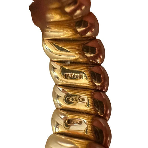 Bague 52 Bulgari - Bague Tubogas - en or jaune 18K 58 Facettes