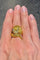 Bague 53 Bague en or jaune en forme de crocodile orné d'un diamant 58 Facettes