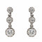 Boucles d'oreilles Boucles d'oreilles Dormeuses Or blanc Diamant 58 Facettes 2960964CN