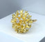 Bague 54 Importante bague en or jaune 18 carats et diamants 58 Facettes AB504