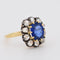 Bague 54 Bague Or, Saphir 2,5 Cts et Diamants - Belle Époque 58 Facettes 501