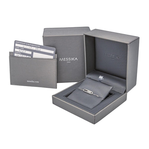 Bracelet Bracelet Messika Baby Move Or blanc Diamant 58 Facettes 4195562RV