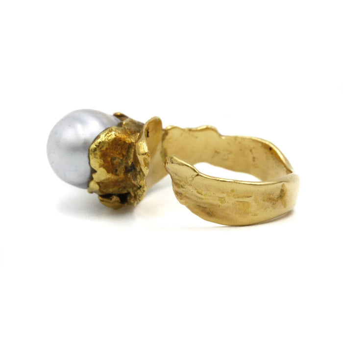 Bague Bague or jaune perle- ROLAND SCHAD 58 Facettes 180056R