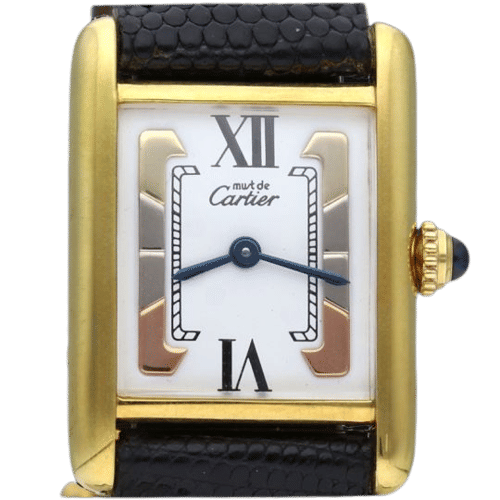 Cartier Muestra Tank corladura 